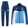 Olympique de Marseille Ensemble Vestes d'Entraînement Bleue 2024-25